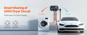 Charger l'image dans la visionneuse de galerie, Amocart Smart Power Distribution for Dryer and EV, 3-Color LED Indicator, With NEMA 14-30 Plug, NEMA 14-30 &amp; NEMA 14-50 Outlets
