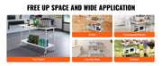 Bild in Galerie-Viewer laden, Amocart Stainless Steel Work Table Commercial Food Prep Worktable with Casters Heavy Duty Prep Worktable for Restaurant Home
