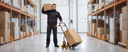 Charger l'image dans la visionneuse de galerie, Amocart 440/770 lbs Stair Climbing Cart Folding Trolley Cart with Telescoping Handle 6 Wheels 2 Bungee Cords for Home Groceries
