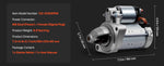 Amocart Starter 17841 Motor Replacement Compatible with Pontiac Vibe L4 1.8L 2003-2008 Toyota Corolla/Matrix L4 1.8L 2003-2008
