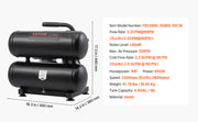 Bild in Galerie-Viewer laden, Amocart Air Compressor 750W/1450W/3000W Oil Free Air Compressor Quiet Portable Compressor Pump for Auto Repair Tire Inflation
