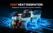 Bild in Galerie-Viewer laden, Amocart Air Compressor 750W/1450W/3000W Oil Free Air Compressor Quiet Portable Compressor Pump for Auto Repair Tire Inflation
