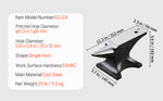 Amocart Single Horn Anvil Cast Steel Anvil High Hardness Rugged Round Horn Anvil for Blacksmiths Stable Base Metal Working Tool