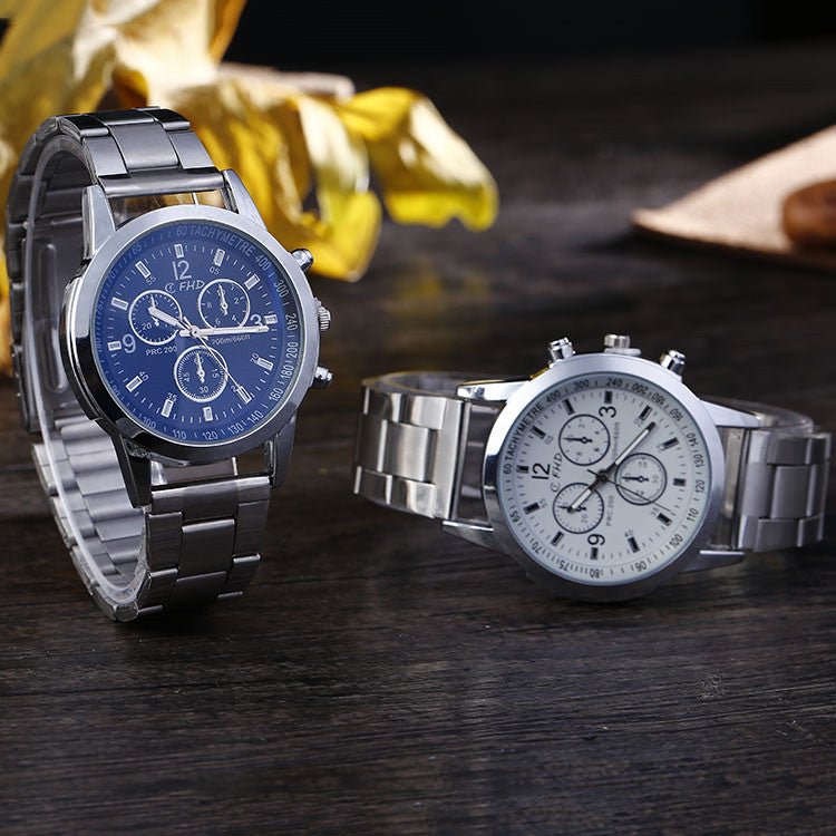 Steel strap watch men - AMOCART963456cb12c8261ea58f789fc154759c