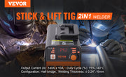 Charger l'image dans la visionneuse de galerie, Amocart Stick Welder 140A/160A/200A ARC/Lift TIG 2-IN-1 Welding Machine w/ IGBT Inverter Portable MMA Welder Machine Hot Start

