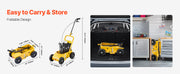 Charger l'image dans la visionneuse de galerie, Amocart Striping Line Marking Machine 24 x 13 x 35.4 in 4-Wheel with 2-4 in Adjustable Width for Roads Lots Sports Field Yellow
