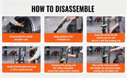Charger l'image dans la visionneuse de galerie, Amocart Strut Spring Compressor Macpherson Strut Spring Compressor Kit Interchangeable Fork Strut Coil Extractoror Remover Tool
