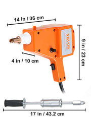 Bild in Galerie-Viewer laden, Amocart Stud Welder Tool Kit 800VA Spot Welder Dent Puller Sets 1600A Handheld Car Body Repair Machine for Auto Body Repairing
