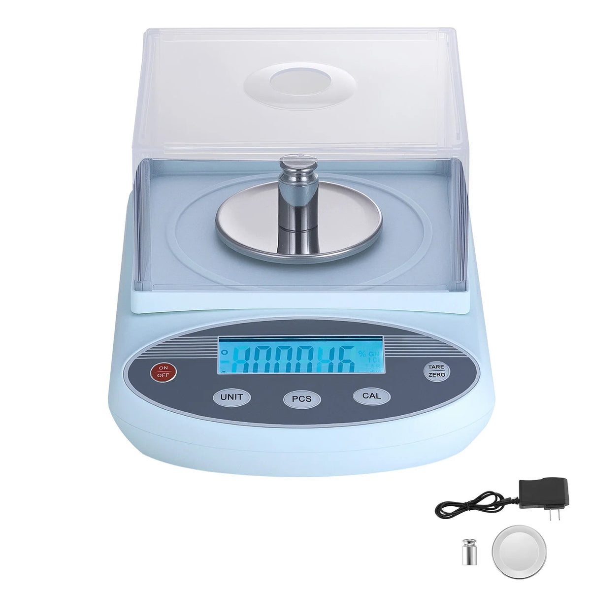 SucceBuy Analytical Balance High Precision Electronic Digital Analytical Balance with Glass Draft Shield for Laboratory Jewelry - AMOCARTSucceBuy Analytical Balance High Precision Electronic Digital Analytical Balance with Glass Draft Shield for Laboratory Jewelry