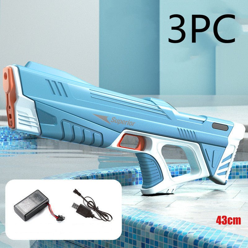 Summer Full Automatic Electric Water Gun Toy Induction Water Absorbing High-Tech Burst Water Gun Beach Outdoor Water Fight Toys - AMOCART7d93801f2a8a851d85d97819b56b234c