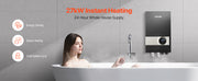 Bild in Galerie-Viewer laden, Amocart Tankless Electric Water Heater 27/36kW Instant Hot Water Heater Under Sink On Demand for Bathroom Child Security Lock

