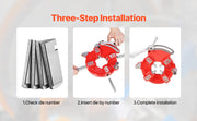 Charger l'image dans la visionneuse de galerie, Succebuy Threading Machine Dies 1/2"-3/4" Npt Pipe Dies(4 Packs) Ridgid Universal Die Heads 504A 711 713 811A 815A 816 817 842
