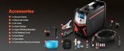 Charger l'image dans la visionneuse de galerie, Amocart TIG Welder 200A 6-In-1 Welding Machine AC TIG/DC TIG/DC Pulse Spot MMA Stick Electric Welder with Synergic Control IGBT
