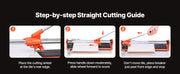 Charger l'image dans la visionneuse de galerie, Amocart 17-Inch Manual Tile Cutter for Wall &amp; Polished Tiles Double Rails for Precise Cutting Tungsten Carbide Wheel Precise
