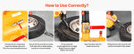 SucceBuy Air Tire Bead Seater 5Gal / 10Gal 87-116 PSI Operating Pressure, Air Trigger Seating Inflator for Pickup Truck ATV Jeep