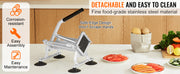 Bild in Galerie-Viewer laden, Amocart Commercial Vegetable Slicer 3/8 In Fruit Slicer Stainless Steel and Aluminum Alloy Vegetable Cutter Slicer Machine
