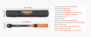 Bild in Galerie-Viewer laden, Amocart Torque Wrench Set Drive Click Torque Wrench Dual-Direction Adjustable  Mechanical Dual Range Scales Torque Wrench Kit
