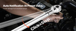 SucceBuy Click Torque Wrench 3/4 Inch Drive 100-600 lbf-ft Dual-direction Torque Wrench Set Alloy Steel for Automobile Repair