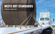 Load image into Gallery viewer, Amocart 2-Pack G80 Transport Binder Chain 3/8" 5/16" Tow Chain with Clevis Hook Logging Chain for Towing Truck Tie Down Binding
