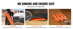 Amocart 10 TON Traction Boards with PP Material Recovery Boards for Off-road Vehicle Car Pickup SUV RV Pair Tire Traction Mats