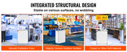 Charger l'image dans la visionneuse de galerie, Amocart Promotion Counter Table Portable Tradeshow Podium Table Display Exhibition Counter Stand Booth Fair Pop Up Podium Table
