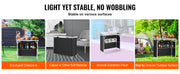Charger l'image dans la visionneuse de galerie, Amocart Folding Portable Bar Table Tradeshow Podium Table for Party Picnic Exhibition Include Carrying Case Storage Shelf Skirt
