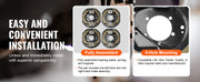 Bild in Galerie-Viewer laden, Amocart Trailer Hub Drum Kits Self-Adjusting Trailer Brake Assembly 7000 lbs Axle Backing Plates for Brake System Part Replace
