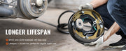 Bild in Galerie-Viewer laden, Amocart Trailer Hub Drum Kits Self-Adjusting Trailer Brake Assembly 7000 lbs Axle Backing Plates for Brake System Part Replace
