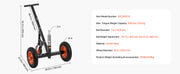 Charger l'image dans la visionneuse de galerie, Amocart 1000/1200lbs Tongue Trailer Dolly Carbon Steel Boat Mover with 16.7in/18in - 22in Height Adjustable for Moving Cargo
