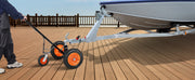 Charger l'image dans la visionneuse de galerie, Amocart 1000/1200lbs Tongue Trailer Dolly Carbon Steel Boat Mover with 16.7in/18in - 22in Height Adjustable for Moving Cargo
