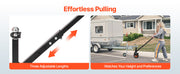 Charger l'image dans la visionneuse de galerie, Amocart 300lbs Tongue Trailer Dolly 16.5-22in Height Adjustable with 1-7/8 &amp; 2in Balls 8.5in Pneumatic Tire for Moving RV Boat
