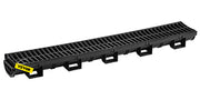 Bild in Galerie-Viewer laden, Amocart Drainage Trench Driveway Channel Drain With Plastic Grate 3-5 Pack HDPE Floor Drain Trench Drain Grate For Garden

