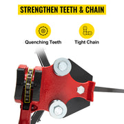 Charger l'image dans la visionneuse de galerie, Amocart Steel Tripod Pipe Chain Vise 1/8-5in Capacity Foldable Legs Tri-Stand Bench Vice for Fixing Support Bending Metal Pipes
