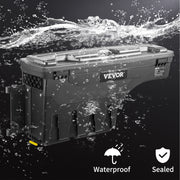 Charger l'image dans la visionneuse de galerie, Amocart Truck Bed Storage Box Lockable Lid Waterproof ABS Wheel Well Tool Box 6.6 Gal with Password Padlock Fit for Driver Side
