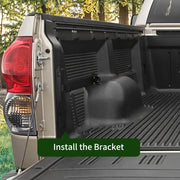 Charger l'image dans la visionneuse de galerie, Amocart Truck Bed Storage Box Lockable Lid Waterproof ABS Wheel Well Tool Box 6.6 Gal with Password Padlock Fit for Driver Side
