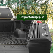 Charger l'image dans la visionneuse de galerie, SucceBuy Truck Bed Storage Box Passenger Side Lockable Lid Waterproof ABS Wheel Well with Password Padlock Tool Box for Trucks
