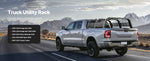 SucceBuy Overland Truck Bed Rack 49.2-67.9 in Width  Rack w/ Sidebar 900 lbs Static Capacity Duty Steel  w/Tacoma/Gladiator JT