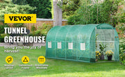Charger l'image dans la visionneuse de galerie, Amocart Walk-in Tunnel Greenhouse Galvanized Frame &amp; Waterproof Cover 15x7x7/10x7x7/20x10x7/12x7x7 ft Greenhouses &amp; Cold Frames
