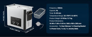 Charger l'image dans la visionneuse de galerie, Amocart 6L 10L 15L 30L Ultrasonic Cleaner Stainless Steel Ultrasonic Cleaning Bath Machine for Watches Razors Jewelry Coins
