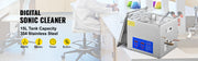 Charger l'image dans la visionneuse de galerie, Amocart 15L Ultrasonic Cleaner Lave-Dishes Portable Washing Machine with Digital Timer Ultrasound Home Jewelry Clean Appliances
