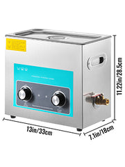 Charger l'image dans la visionneuse de galerie, Amocart 6L Knob Ultrasonic Vinyl Record Cleaner Portable Washing Machine Ultrasound Dishwasher Contact Lenses Dental Jewelry
