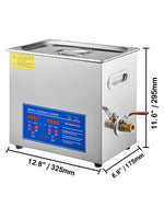 Amocart 1.3L 2L 3L 6L 10L 15L 22L 30L Ultrasonic Cleaner Lave-Dishes Portable Heated Washing Machine Ultrasound Home Appliances