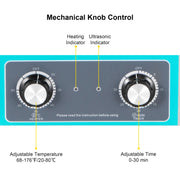 Charger l'image dans la visionneuse de galerie, Amocart 6L Knob Ultrasonic Vinyl Record Cleaner Portable Washing Machine Ultrasound Dishwasher Contact Lenses Dental Jewelry
