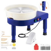 Load image into Gallery viewer, 450W 35cm Pottery Wheel Machine Ceramic Clay Art Craft Tool with 9.8 Inch LCD Touch Screen Foot Pedal Detachable ABS Basin Electric DIY Clay Sculpting Spinner for Adults Beginners Ceramic Forming
