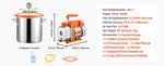 Amocart 3 Gallon / 5 Gallon Vacuum Chamber with 3.5 CFM Single Stage Vacuum Pump for Stabilizing Wood Degassing Silicone Resin
