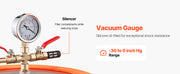 Load image into Gallery viewer, Amocart 3.5 CFM Single Stage Pump &amp; 3 Gallon Vacuum Chamber Degassing Chamber Kit for Stabilizing Wood Degassing Silicone Resin
