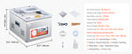 Amocart Food Vacuum Packing Machine Commercial Chamber Vacuum Sealer DZ-260A Kitchen Meat Packaging Food Saver Sealing Machine