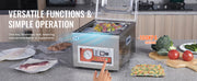 Bild in Galerie-Viewer laden, Amocart Food Vacuum Packing Machine DZ-260A Commercial Chamber Vacuum Sealer Kitchen Meat Packaging Food Saver Sealing Machine

