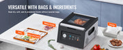 Load image into Gallery viewer, Amocart 380W Chamber Vacuum Sealer with 11.5in Sealing Length Home Use Vacuum Pump Power Packing Machine for Wet Foods Meat
