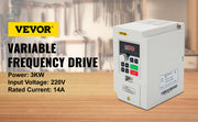 Load image into Gallery viewer, Amocart 2.2/3/4/7.5KW VFD Frequency Inverter 110V/220V 1/3P Input 3P Output Variable Frequency Drive CNC Motor Converter
